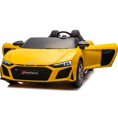 Электромобиль Audi Spyder R8 LIFT, жёлтый