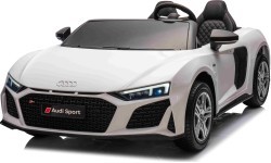 Elektromobilis Audi Spyder R8 LIFT, dvivietis, baltas