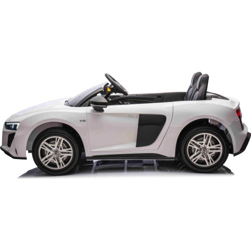 Elektromobilis Audi Spyder R8 LIFT, dvivietis, baltas