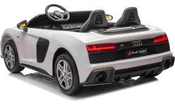 Elektromobilis Audi Spyder R8 LIFT, dvivietis, baltas