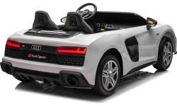 Elektromobilis Audi Spyder R8 LIFT, dvivietis, baltas