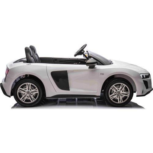 Elektromobilis Audi Spyder R8 LIFT, dvivietis, baltas