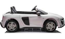 Elektromobilis Audi Spyder R8 LIFT, dvivietis, baltas