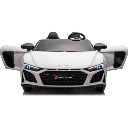 Elektromobilis Audi Spyder R8 LIFT, dvivietis, baltas