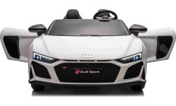 Elektromobilis Audi Spyder R8 LIFT, dvivietis, baltas