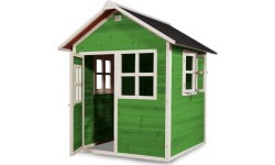 Деревянный игровой домик EXIT Loft 100, зелёный
