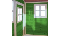 Деревянный игровой домик EXIT Loft 100, зелёный