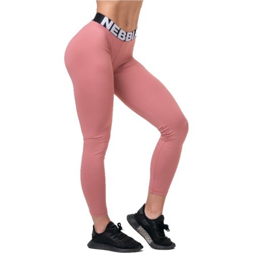 Women’s Mid-Waisted Leggings Nebbia Squat Hero Scrunch Butt 571 - Old Rosse