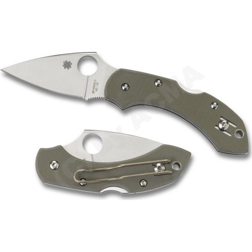 Складной нож Spyderco C28GPFG Dragonfly, зелёный