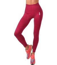 Women’s Leggings Boco Wear Burgund Plain Push Up - Pink