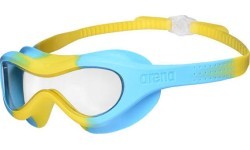 Kids Swimming Goggles Arena Spider, Clear, Blue/Yellow