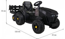Tractor Titanium With Trailer Black
