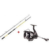 Spiningo ir ritės komplektas ZFish Combo Kodiak, 2,40 m, Zeus ZX8000
