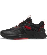 Puma Pacer + Trail Men's Running Shoes Black Red 397669 02