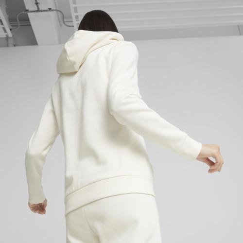Puma Ess+ Embroidery Hoodie Women's White 670004 99