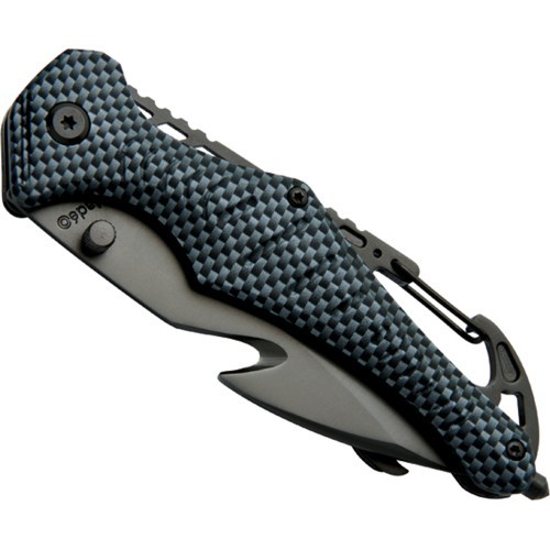 Knife Baladeo Security Emergency Carbon