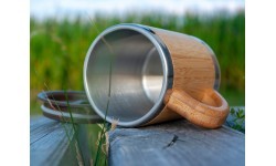 Кружка BasicNature Beaker Bamboo, 0,3 л