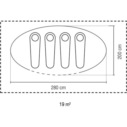 Tent Coleman FastPitch Pop Up Galiano, 4 persons