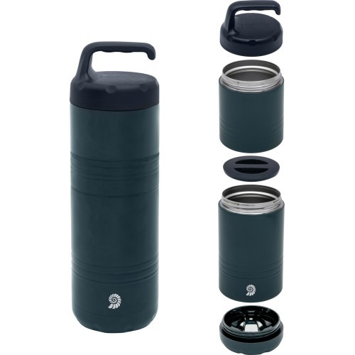 Maisto termosas Origin Outdoors Soft-Touch, 0,4 l + 0,28 l, mėlynas