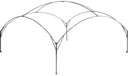 Pavėsinė Coleman FastPitch Shelter XL, 4,50x4,50 m