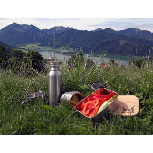 Lunchbox Origin Outdoors Bamboo, 0.8L, Stainless Steel