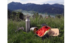 Lunchbox Origin Outdoors Bamboo, 0.8L, Stainless Steel
