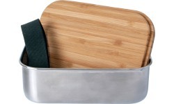 Lunchbox Origin Outdoors Bamboo, 0.8L, Stainless Steel