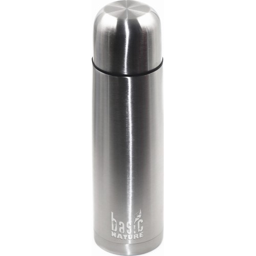 Termosas BasicNature Vacuum, 0,5 l, nerūdijantis plienas
