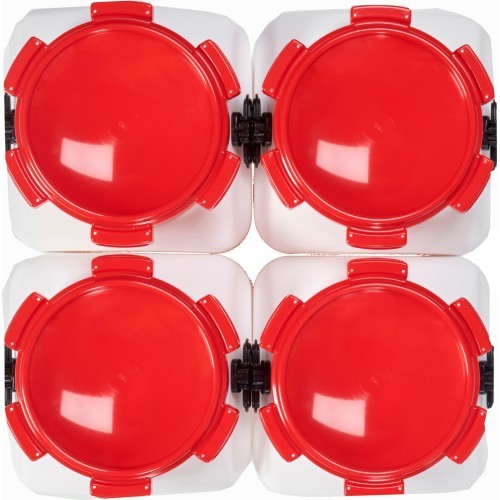 BasicNature Wide mouth barrel, square