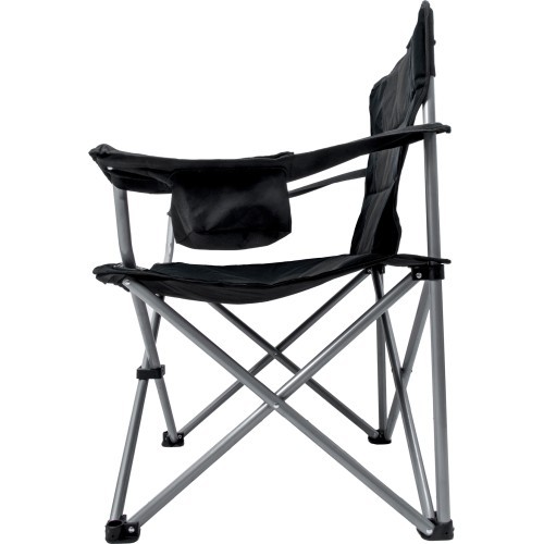 Sudedama kėdė BasicNature Travelchair Holiday, juoda