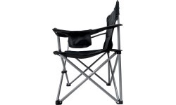 Sudedama kėdė BasicNature Travelchair Holiday, juoda
