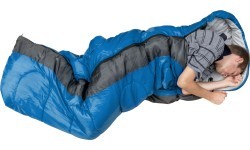 Sleeping bag Origin Outdoors Summer Rectangular Blue-Grey 