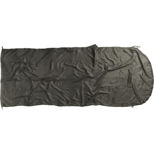 Miegmaišio įklotas Origin Outdoors Hoody Silk pusiau stačiakampis antracito