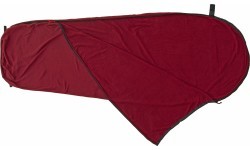 Вкладыш в спальный мешок Origin Outdoors Microfleece, форма кокона, бордовый