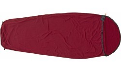 Miegmaišio įdėklas Origin Outdoors Microfleece, mumijos formos, bordo