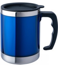 Thermal Mug BasicNature Stainless Steel Beaker MUG, 0.42L, Blue