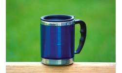 Thermal Mug BasicNature Stainless Steel Beaker MUG, 0.42L, Blue