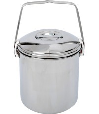 Puodas BasicNature Billy Can, nerūdijantis plienas, 1,4 l