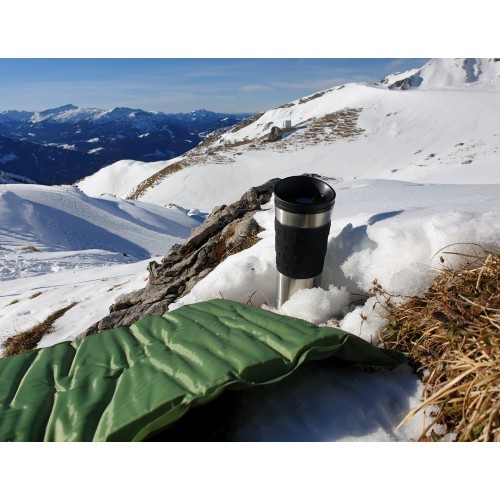 Inflatable Sit Mat BasicNature Olive, 40x30cm