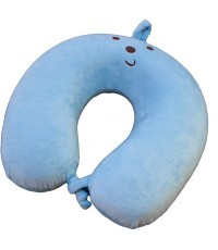 Neck Cushion BasicNature Kids, Blue