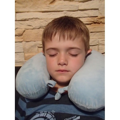 Подушка для шеи BasicNature Kids, синяя