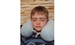 Подушка для шеи BasicNature Kids, синяя