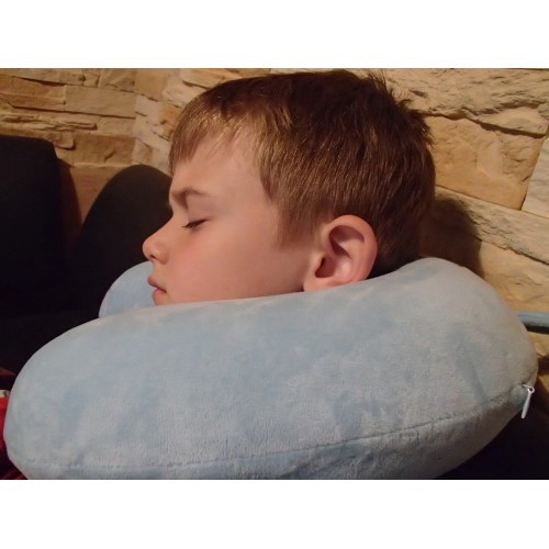 Подушка для шеи BasicNature Kids, синяя