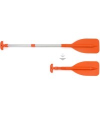 Teleskopinis irklas BasicNature Mini 107cm, oranžinis