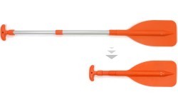 Teleskopinis irklas BasicNature Mini 107cm, oranžinis