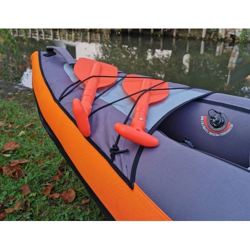Telescopic Paddle BasicNature Mini 107cm, Orange