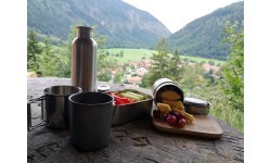 Кружка BasicNature Titanium Beaker, 375мл