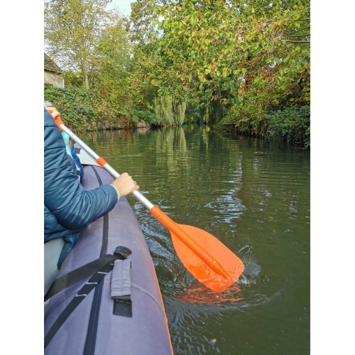 Teleskopinis irklas BasicNature Mini 107cm, oranžinis