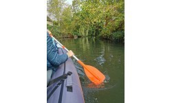 Telescopic Paddle BasicNature Mini 107cm, Orange
