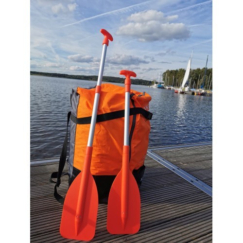 Телескопическое весло BasicNature Mini 107 см, оранжевый